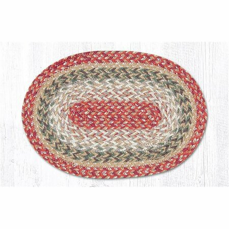 CAPITOL IMPORTING CO Sage Miniature Swatch Oval Rug, 10 x 15 in. 00-992